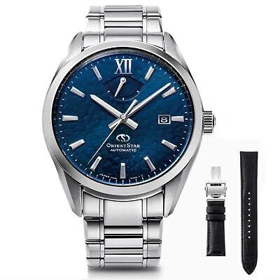 Pre-owned Orient Star Rk-bx0003l M34 F8 Date Contemporary Made In Japan Watch Blue