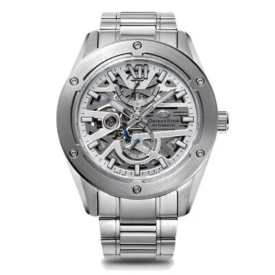 Pre-owned Orient Star Rk-bz0001s Avant-garde Skeleton Mechanical Automatic Watch 42.3mm