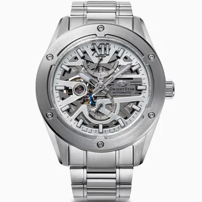 Pre-owned Orient Star Rk-bz0001s Avant-garde Skeleton Mechanical Automatic Watch 42.3mm