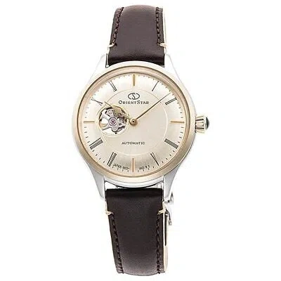 Pre-owned Orient Star Rk-nd0010g Classic Skeleton Automatic Watch Champagne Gold Women's
