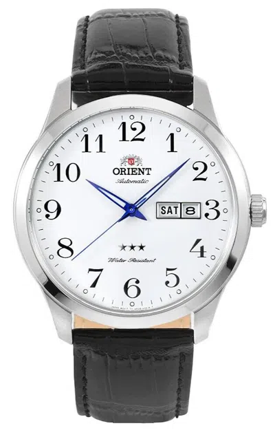 Pre-owned Orient Tristar Mens Contemporary Classical Automatic Leather Watch Ra-ab0004s