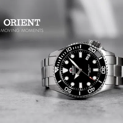 Pre-owned Orient Triton V2 Diver Mechanical Watch Date Black Dial Ac0k01b Made In Japan