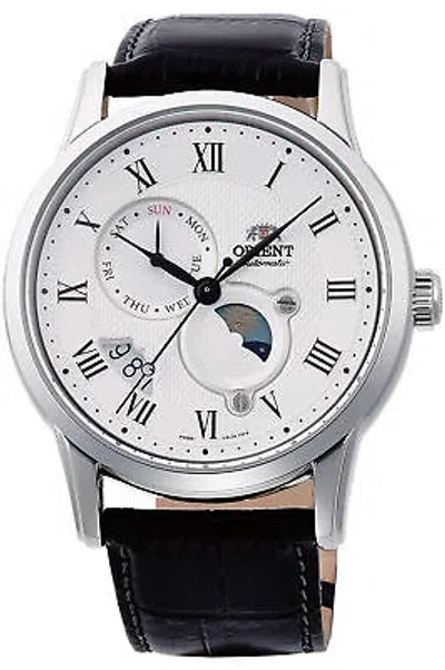 Pre-owned Orient Watch - Ra-ak0008s For Male White In Steel