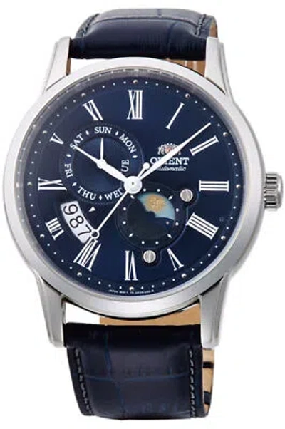 Pre-owned Orient Watch - Ra-ak0011d10b For Male Blue In Steel