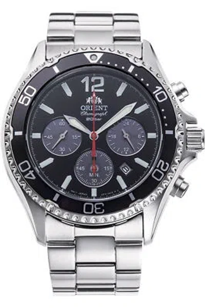 Pre-owned Orient Sport Watch - Mako Solar Chrono Ra-tx0202b10b