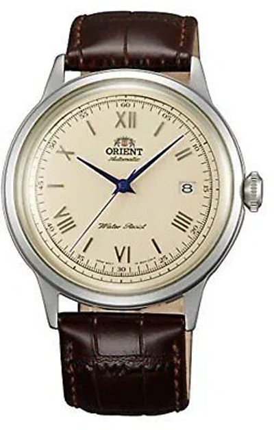 Pre-owned Orient Watch Classic Automatic Rome Bambino Sac00009n0 Cream Yellow F/s W/track