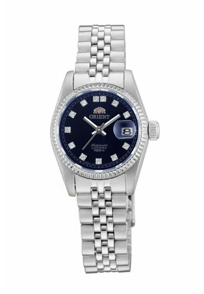 Pre-owned Orient Women Oyster President Date-just Blue Dial Sapphire Nr16003d Japan Made