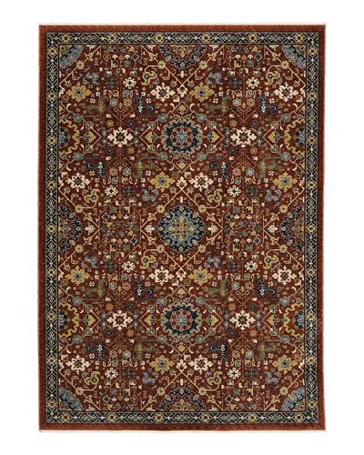 Oriental Weavers Aberdeen 006r1 Area Rug, 3'3 X 5' In Red / Multi