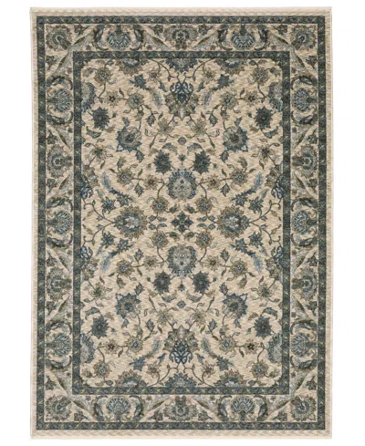 Oriental Weavers Aberdeen 070i1 3'3"x5' Area Rug In Blue