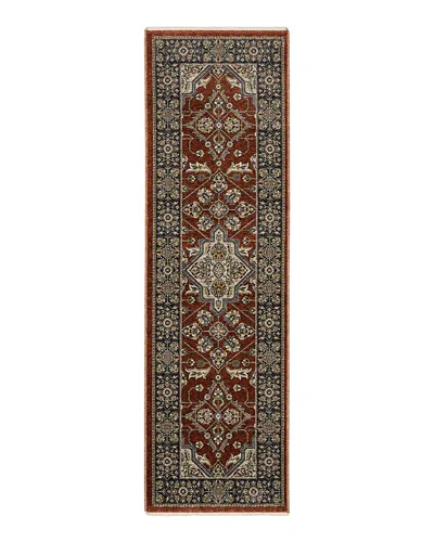 Oriental Weavers Aberdeen 4151r Runner Area Rug, 2'3 X 7'6 In Red