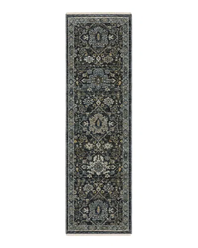 Oriental Weavers Aberdeen 533k1 Runner Area Rug, 2'3 X 7'6 In Blue