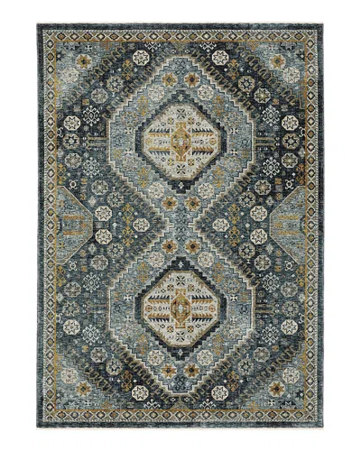 Oriental Weavers Aberdeen 7150b Area Rug, 6'7 X 9'6 In Blue