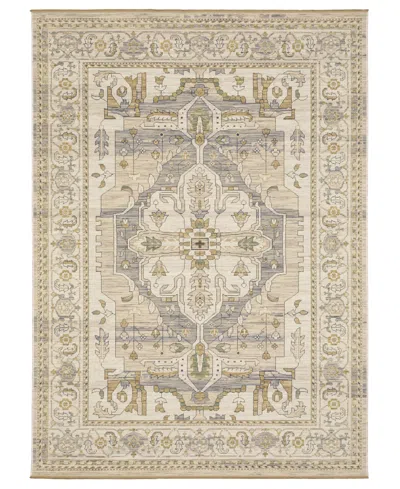 Oriental Weavers Acacia Aca07 2'6"x10' Runner Area Rug In Neutral