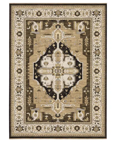 Oriental Weavers Acacia Aca08 2'6"x10' Runner Area Rug In Brown