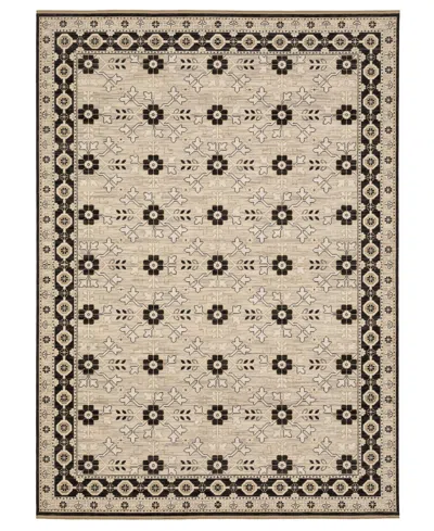 Oriental Weavers Acacia Aca09 5'3"x7'6" Area Rug In Sand