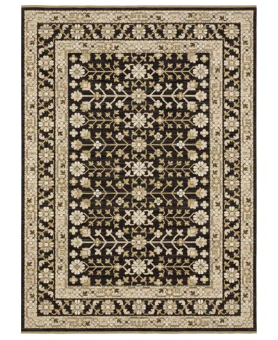 Oriental Weavers Acacia Aca10 2'x3' Area Rug In Black