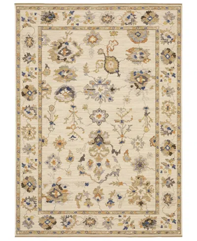Oriental Weavers Acacia Aca13 2'6"x10' Runner Area Rug In Neutral
