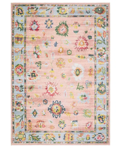 Oriental Weavers Addison Machine Washable Add01 2'x7' Runner Area Rug In Pink