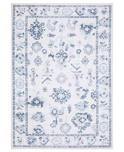 Oriental Weavers Addison Machine Washable Add02 2'x7' Runner Area Rug In Blue