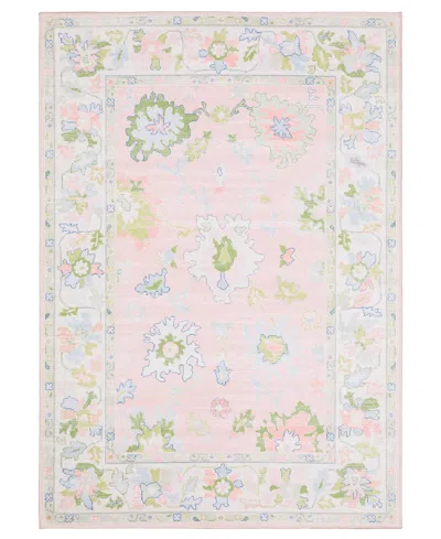 Oriental Weavers Addison Machine Washable Add04 3'3"x5' Area Rug In Pink