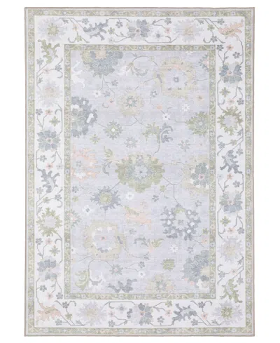 Oriental Weavers Addison Machine Washable Add06 7'6"x9'10" Area Rug In Blue