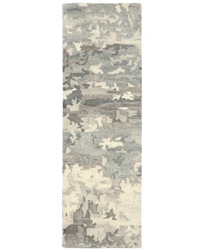 Oriental Weavers Anastasia 68006 2'6"x8' Runner Area Rug In Gray