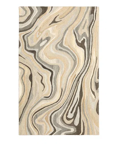 Oriental Weavers Anastasia 68007 Area Rug, 5' X 8' In Beige/charcoal