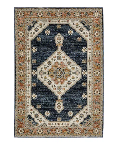 Oriental Weavers Andorra 2281e Area Rug, 1'10 X 3'2 In Blue
