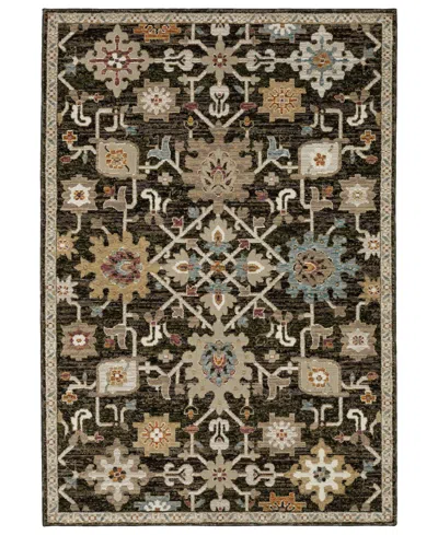 Oriental Weavers Andorra 2396b 6'7"x9'6" Area Rug In Brown