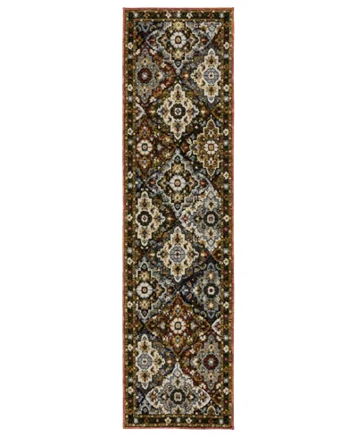 Oriental Weavers Andorra 2408a 2'3"x8' Runner Area Rug In Multi