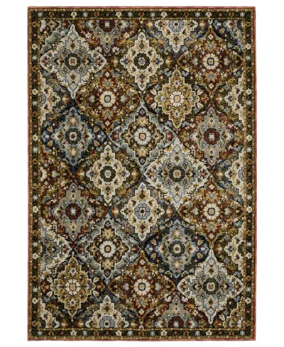 Oriental Weavers Andorra 2408a 5'3"x7'3" Area Rug In Brown