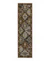 Oriental Weavers Andorra 2408a Runner Area Rug, 2'3 X 8' In Red