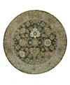Oriental Weavers Andorra 2417b 7'10"x7'10" Round Area Rug In Green
