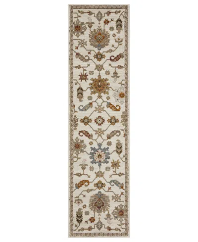 Oriental Weavers Andorra 2419b 2'3"x8' Runner Area Rug