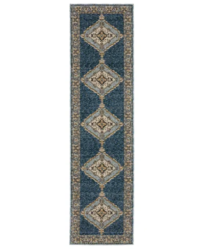 ORIENTAL WEAVERS ANDORRA 2430A 2'3"X8' RUNNER AREA RUG