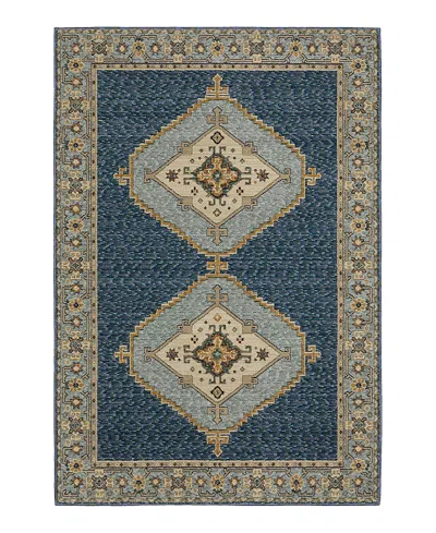 Oriental Weavers Andorra 2430a Area Rug, 1'10 X 3'2 In Blue