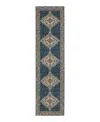 Oriental Weavers Andorra 2430a Runner Area Rug, 2'3 X 8' In Blue