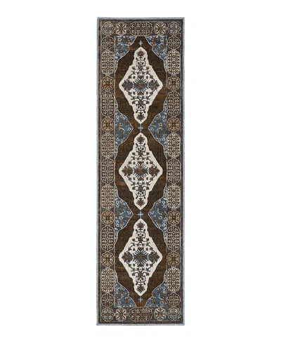 Oriental Weavers Ellington Ell06 Runner Area Rug, 2'3 X 7'6 In Red