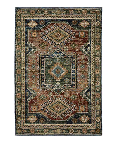 Oriental Weavers Andorra 2442a Area Rug, 6'7 X 9'6 In Blue