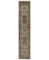 Oriental Weavers Andorra 2442d 2'6"x12' Runner Area Rug In Gray