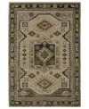 Oriental Weavers Andorra 2442d 7'10"x10'10" Area Rug In Brown