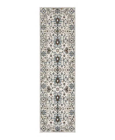 Oriental Weavers Andorra 2442d Area Rug, 6'7 X 9'6 In Ivory