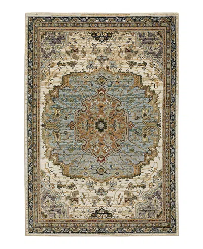 Oriental Weavers Andorra 2451b Area Rug, 6'7 X 9'6 In Ivory