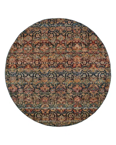 Oriental Weavers Andorra 6836c Round Rug, 7'10 X 7'10 In Multi