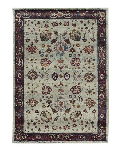 Oriental Weavers Andorra 6842d Area Rug, 1'10 X 3'2 In Stone/red