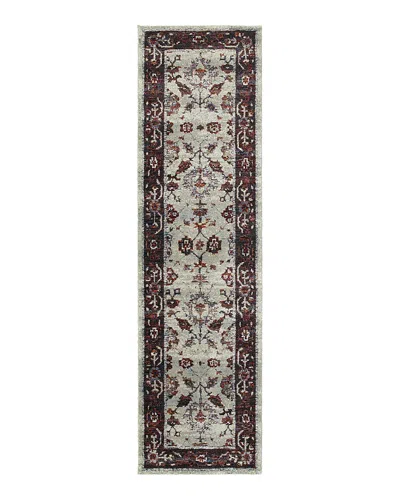 Oriental Weavers Andorra 6842d Runner Rug, 2'6 X 12' In Stone/red