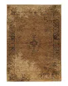 Oriental Weavers Andorra 6845d Round Rug, 7'10 X 7'10 In Gold/brown