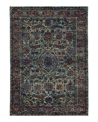 Oriental Weavers Andorra 6846b Area Rug, 3'3 X 5'2 In Blue/purple