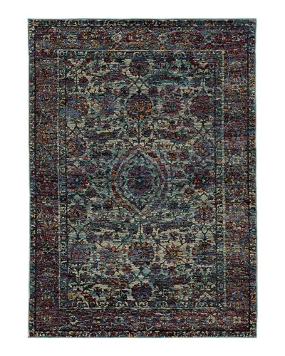 Oriental Weavers Andorra 6846b Area Rug, 5'3 X 7'3 In Blue/purple