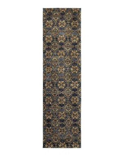 Oriental Weavers Andorra 6883 Runner Rug, 2'3 X 8' In Blue/gold